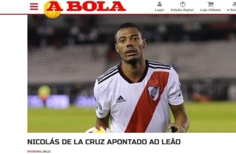 La publicación del diario 'A Bola'.