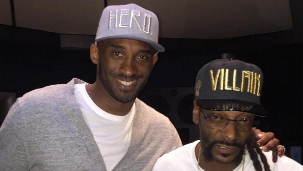 Kobe Bryant y su relación amistosa con Snoop Dogg (Twitter)