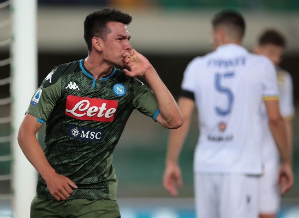 Lozano volvió a marcar para Napoli. (Getty)