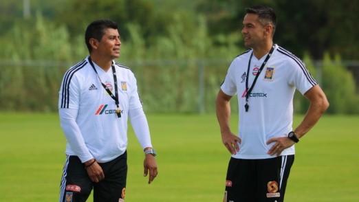 Chima Ruiz durante el entrenamiento (Prensa Tigres)