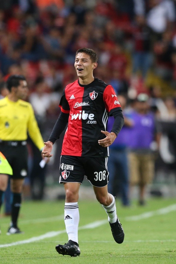 Ortega en el Clausura 2018 jugando en Atlas (Getty Images)