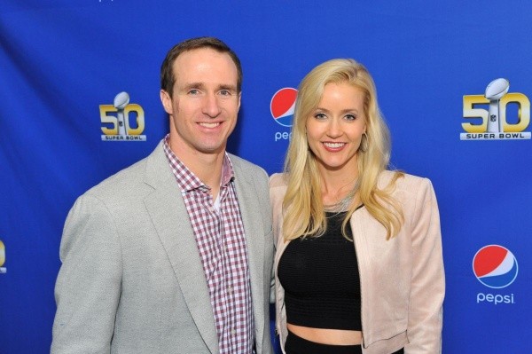 Drew y Brittany Brees (Getty)