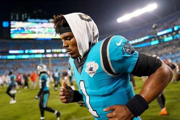 Cam Newton con Carolina Panthers (Getty Images)
