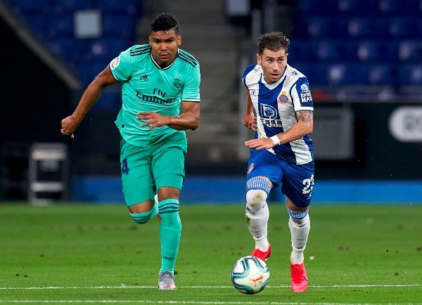 Casemiro estampó el primero del partido vs. Espanyol (Foto: Getty)