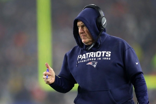 Bill Belichick, entrenador en jefe de los Patriots (Getty Images)