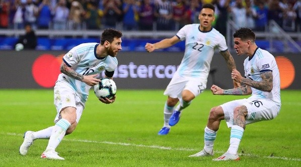 He is Argentina’s all time leading goal scorer (Getty).