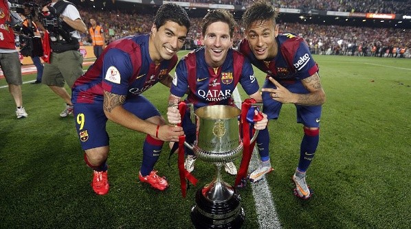 Messi has won many Copa del Rer titles with Barcelona (Getty).