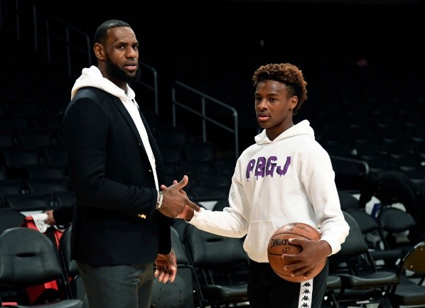 LeBron y Bronny James