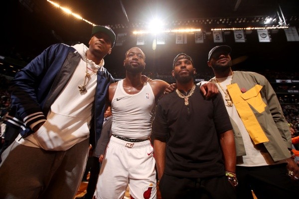 Los amigos de LeBron James en la NBA (Getty Images)
