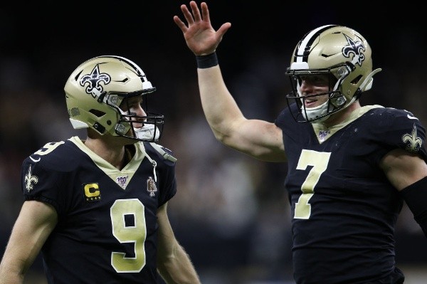 Drew Brees y Taysom Hill