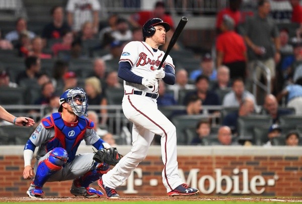 Freeman, con fiebre y coronavirus (Getty)