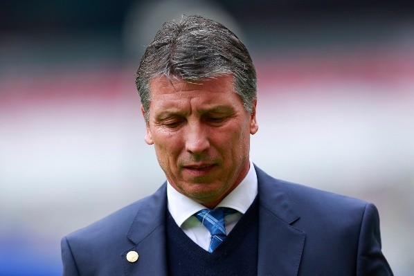 Siboldi usó mal el tapaboca y se lo marcaron. (Jam Media)