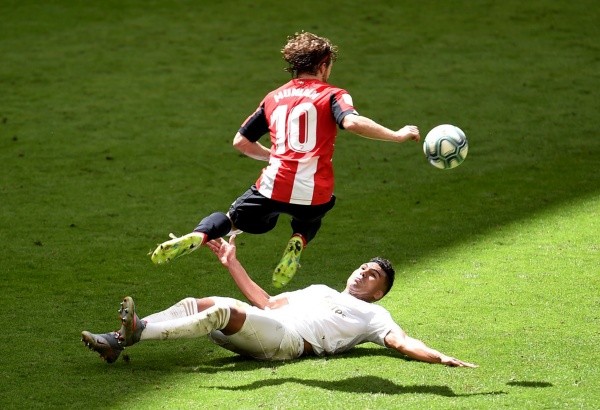 Muniain no ocultó su fastidio luego de la derrota ante Real Madrid (Foto: Getty)