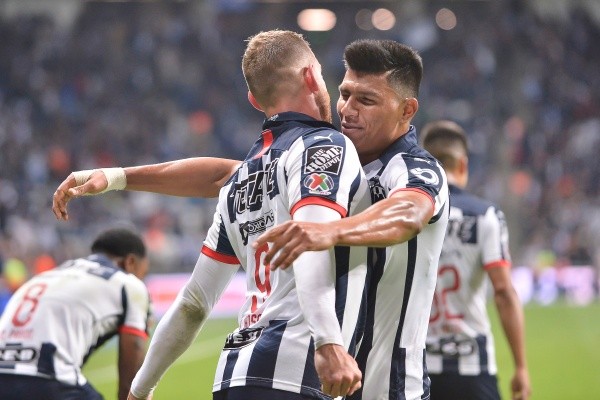 ¿El último festejo? Janssen celebra con Gallardo (Getty Images).