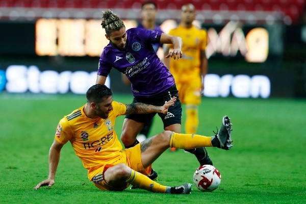 Gignac, en acción ante Mazatlán por la Copa por México (Foto: Getty)