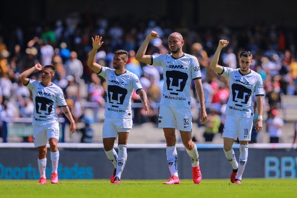Pumas UNAM hace el Goya en CU (Getty Images)