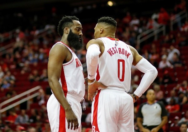 James Harden y Russell Westbrook