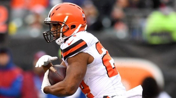 Chubb was the 35th overall pick in 2018. (Getty)