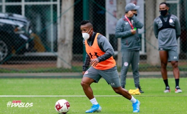 Plata se entrena para ser titular (Tw: Toluca).