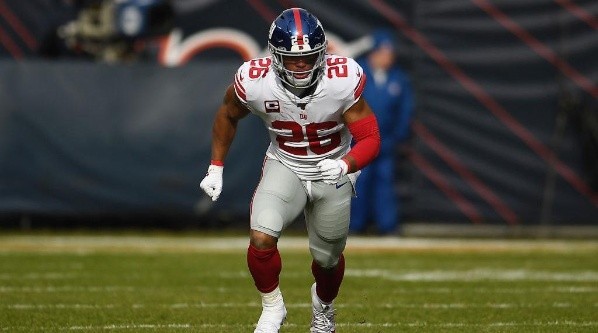 Barkley was the NFL’s Offensive Rookie of the Year in 2018. (Getty)