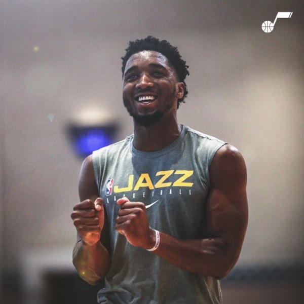 Donovan Mitchell comanda práctica de Utah Jazz (@utahjazz)