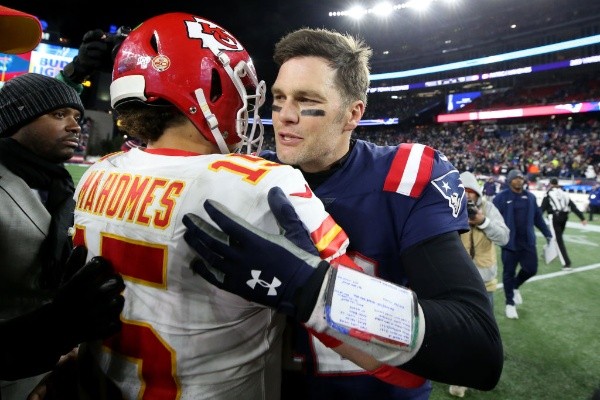 Patrick Mahomes y Tom Brady