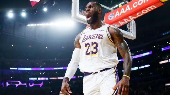 James is leading the league with 10.1 assists per game. (Getty)