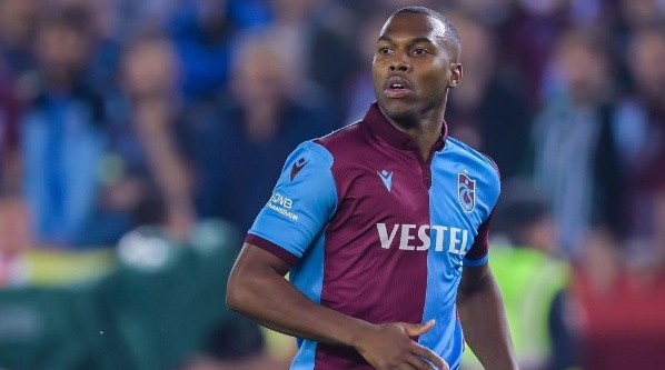 Daniel Sturridge of Trabzonspor AS during a Turkish Spor Toto Super Lig match (Getty).
