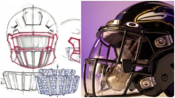 Los nuevos cascos que usaría la NFL (Oakley AP)
