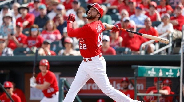 Carlson was named the Texas League Player of the Year in 2019. (Getty)