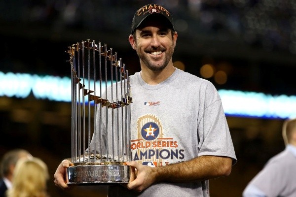 Verlander ganó la Serie Mundial del 2017 (Getty)