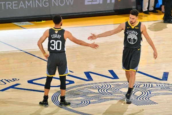 Stephen Curry y Klay Thompson