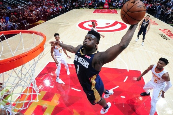 Zion en duda para la vuelta de la NBA (Getty)