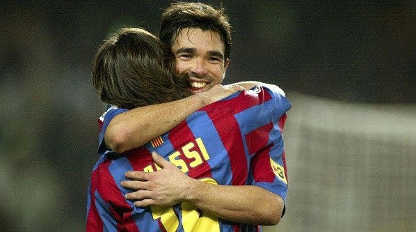 Deco made 113 appearances for Barcelona. (Getty)