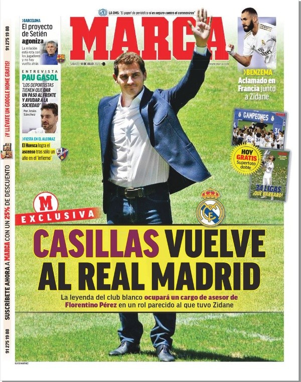 La portada de 'Marca'.