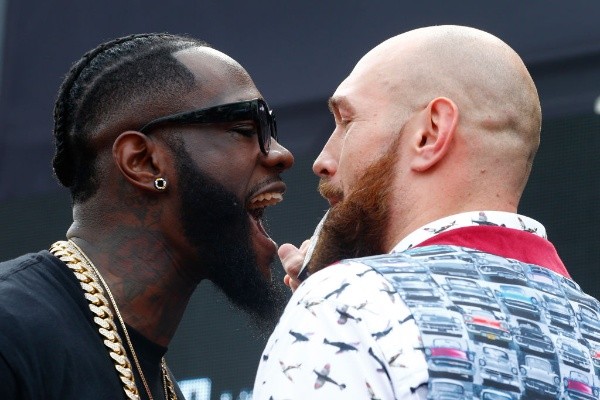 Fury le dijo que va por él. (Getty)