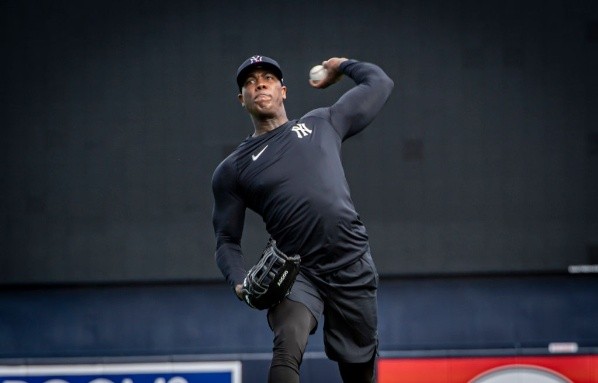 Aroldis Chapman, cerrador de los Yankees (Getty Images)