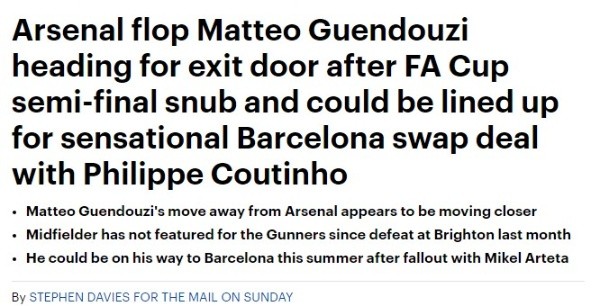 La información del 'Daily Mail'.