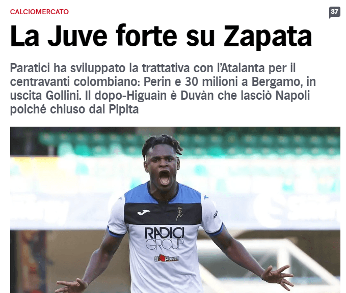 Fuente: Corriere della Sport