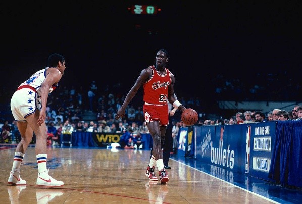 Michael Jordan en la temporada 1985 - 1986 (Getty Images)