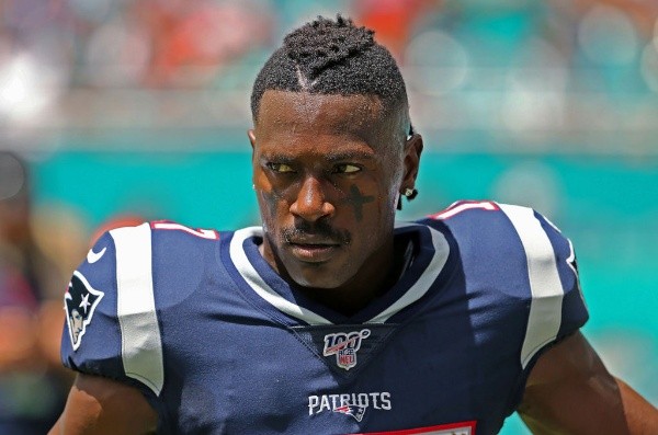 Antonio Brown jugó su última temporada en la NFL con los Patriots (Getty Images)