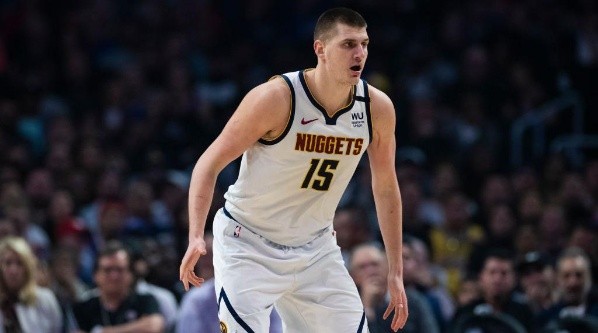 Nikola Jokic, starting center for the Nuggets. (Getty)