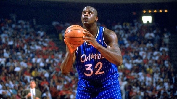 The Magic drafted Shaquille O&#039;Neal with the 1st overall pick in 1992. (Getty)
