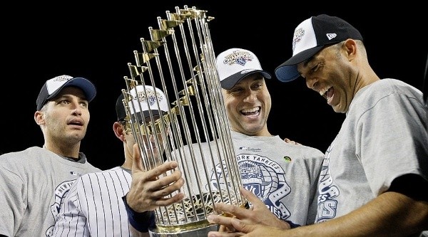 Derek Jeter, Mariano Rivera, Jorge Posada &amp; Andy Pettite. (Getty)