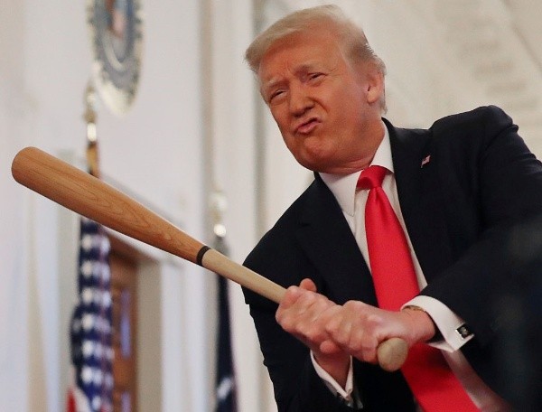 Trump y su “afición” por el béisbol (Getty)