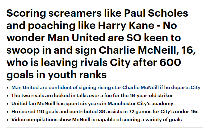 La noticia de Daily Mail