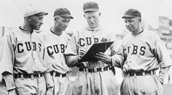 Chicago Cubs players from 1922. (Getty)