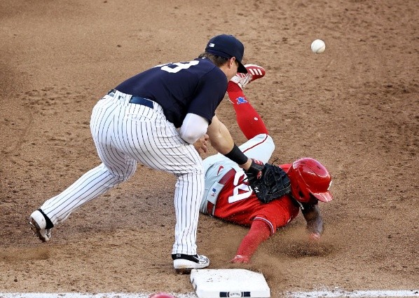 El segundo juego de la serie entre los Yankees y Phillies se pospuso (Getty Images)