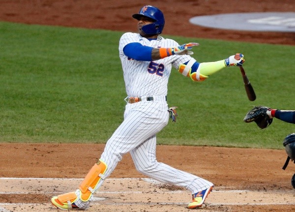 Yoenis Céspedes, bateador designado de los Mets