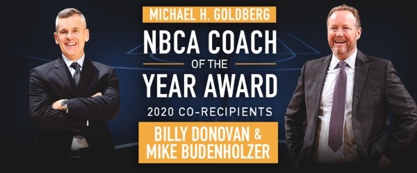Los ganadores del premio al mejor técnico de la NBA 2020 (NBCA)